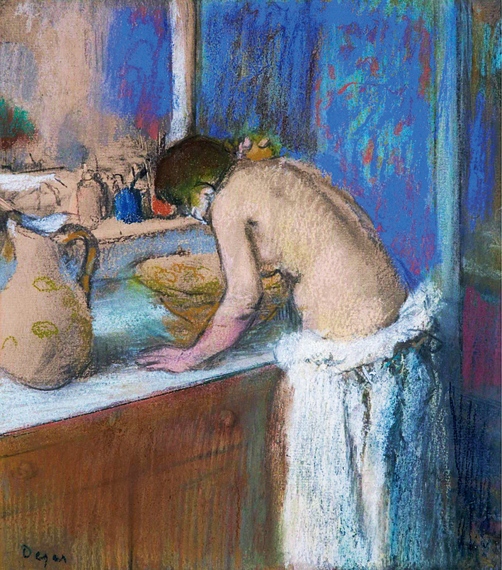  埃德加·德加 Edgar Degas—— 洗浴的裸女 (8)